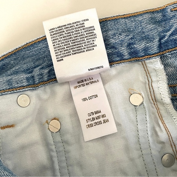 AGOLDE Criss Cross Jean in Suburbia - Picture 10 of 12